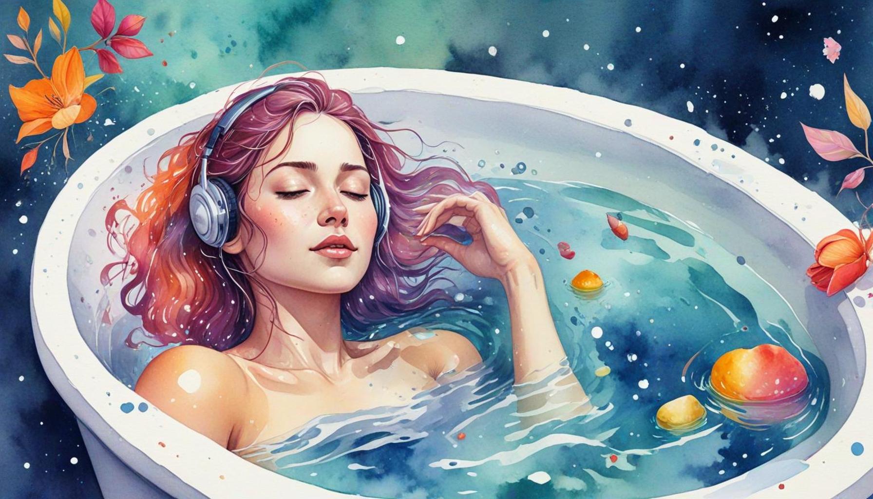 Self-Reflection in the Shower Discovering Inner Peace