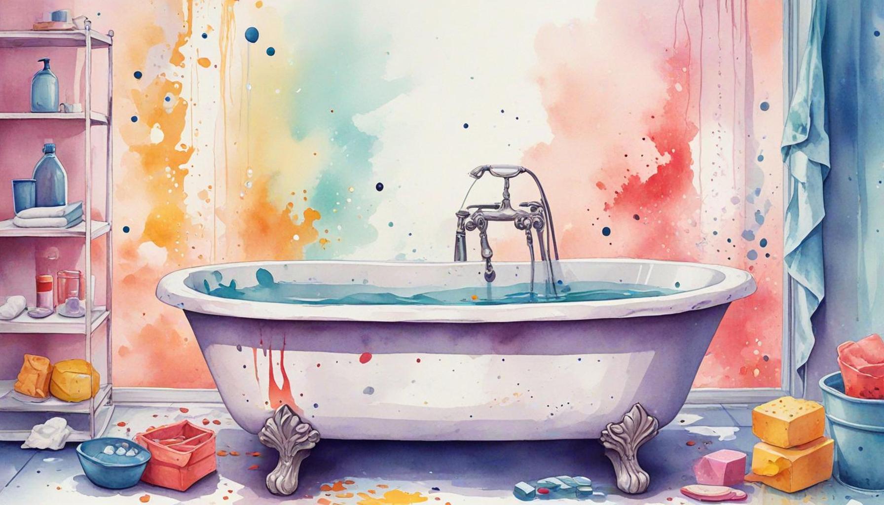 Letting Go Bath as a Metaphor for Release and Renewal